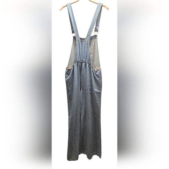 Amazon Light Blue Denim Overalls Dress - Picture 2 of 2